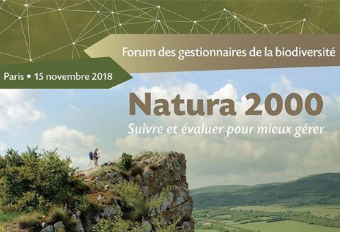 Forum des gestionnaires Natura 2000 le 15 novembre 2018 à Paris