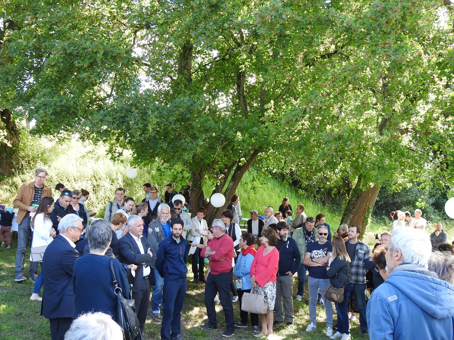 Inauguration du projet d'écopâturage des coteaux au Parc Rozin le 29 mai 2019