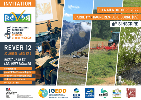 Journées-ateliers sur la restauration écologique du 4 au 6 octobre 2022 à Bagnères-de-Bigorre