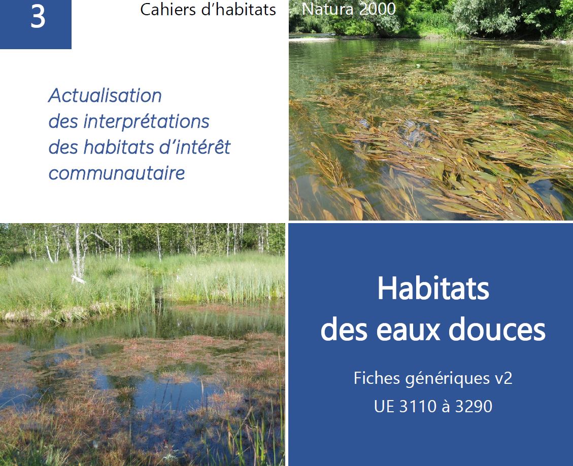 Actualisation des Cahiers d'habitats Natura 2000 : parution du fascicule "Habitats des eaux douces"