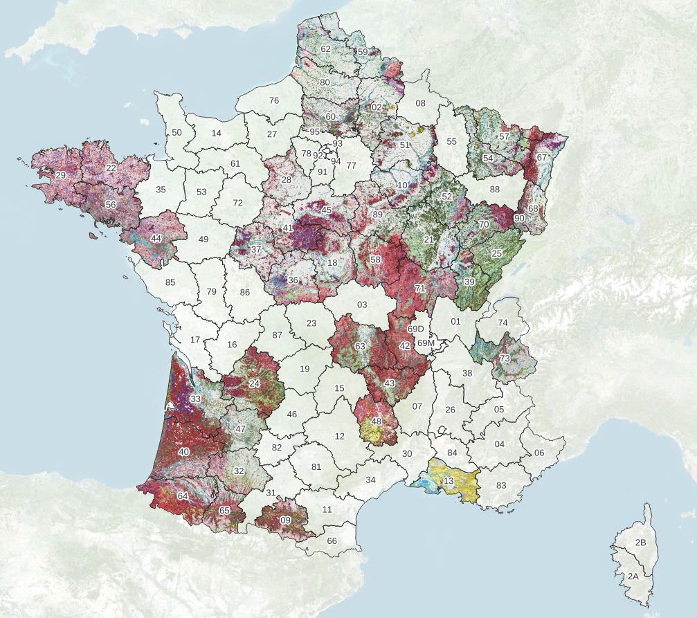 Cartographie nationale des habitats (CarHab) : toute l'Aquitaine est désormais cartographiée