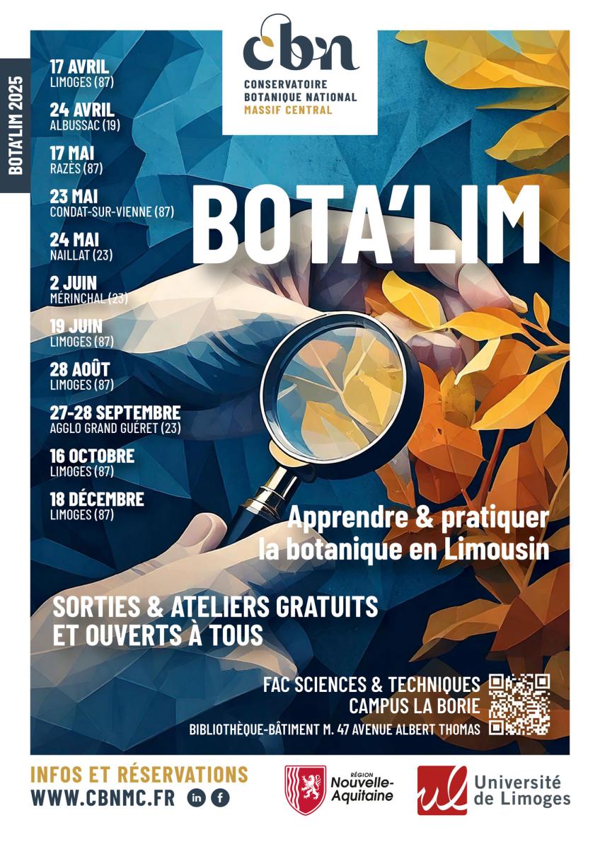 BOTA'LIM : un programme d'activités sur la botanique en Limousin