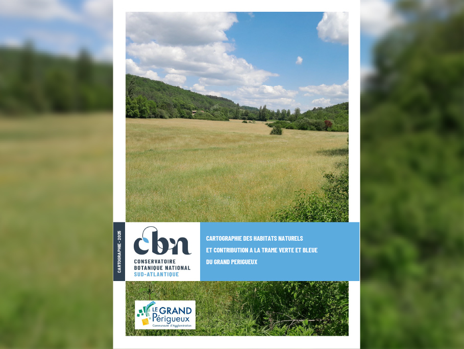 Contribution à l'ABC du Grand Périgueux : Inventaire de la flore, cartographies des habitats, de la trame verte et bleue et des réservoirs de biodiversité.